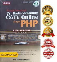 Proyek membuat radio streaming dan TV online dengan PHP