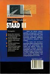 Analisis Struktur dengan STAAD III